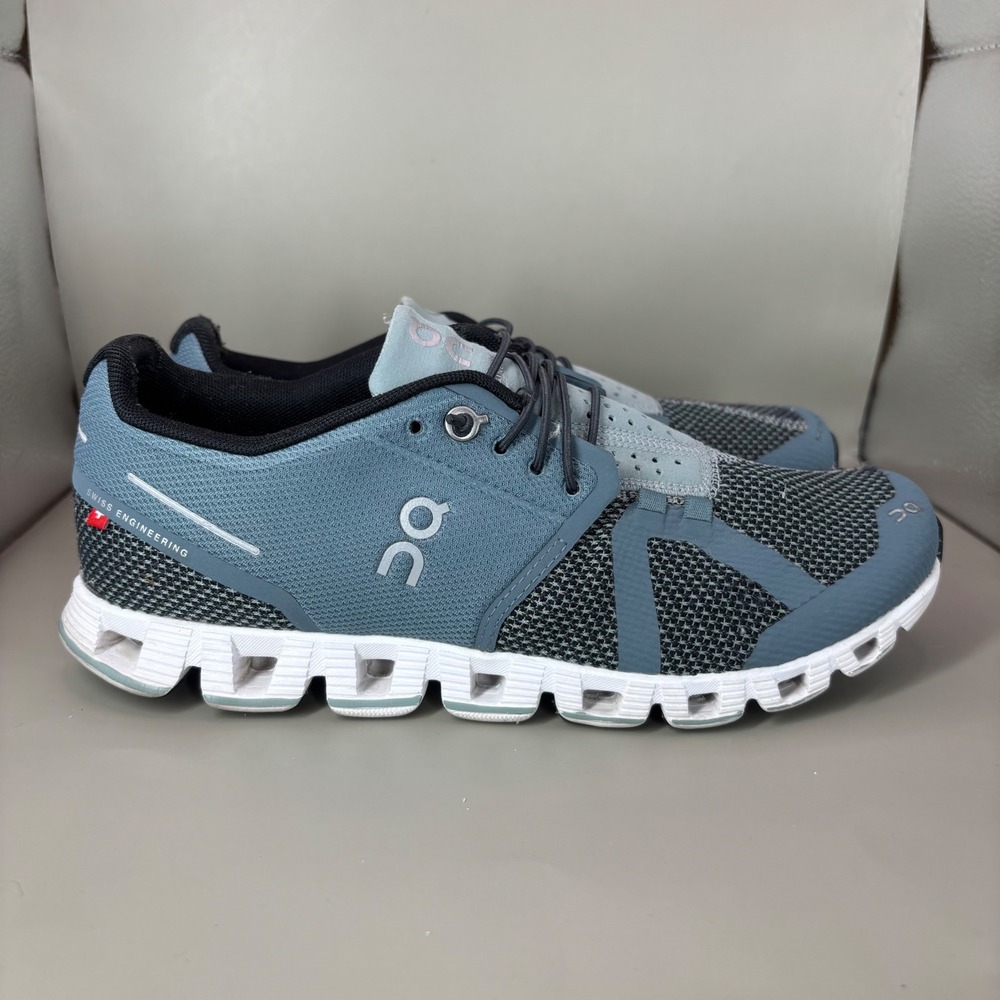 On Running Cloud Womens 7.5 Storm Lunar Blue Grey Sneakers 19.99197